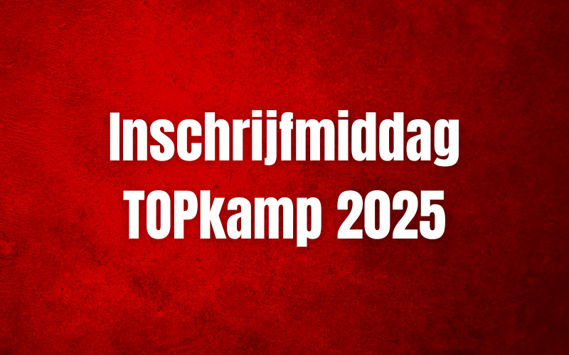 Inschrijfmiddag TOPkamp 2025