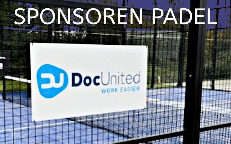 TOP gaat ook sponsorovereenkomsten voor padel aan