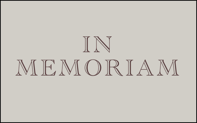 In Memoriam Ruud van der Kwast