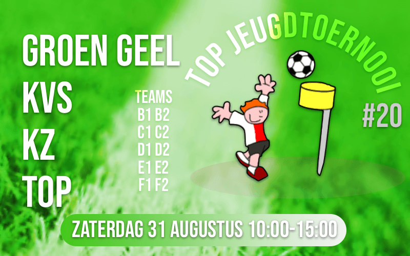 Scheidsrechters en EHBO Jeugdtoernooi 31 augustus