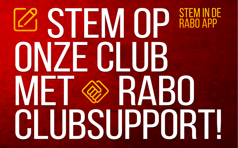 Vanaf 1 sept: Stem op TOP tijdens Rabo ClubSupport 2025! 